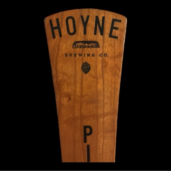 RARE | Bar/Beer Tap | Hoyne Brewery • Pilsner | Stained Wood with Black Writing - Picture 5 of 8